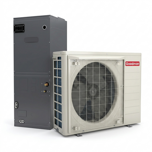 Goodman 36,000 BTU 19.0 SEER2 High Efficiency Multi Position Air Handler Unit Ducted Heat Pump Split System R32 230V