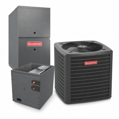 Goodman 1.5 Ton 14.3 SEER2 80% AFUE 60,000 BTU Gas Furnace and R32 Air Conditioner System - Upflow/Horizontal