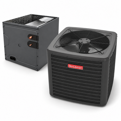 Goodman 3 Ton 14.3 SEER2 Central Air Conditioner Split with 21' inch Upflow/Downflow Cased Coil- R32