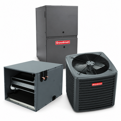 Goodman 2.5 Ton 14.5 SEER2 80% AFUE 40,000 BTU Gas Furnace and R32 Air Conditioner System - Upflow/Horizontal