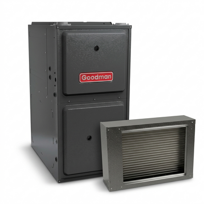 Goodman 3 Ton 97% AFUE Furnace and Coil System - R32 - Upflow/Horizontal