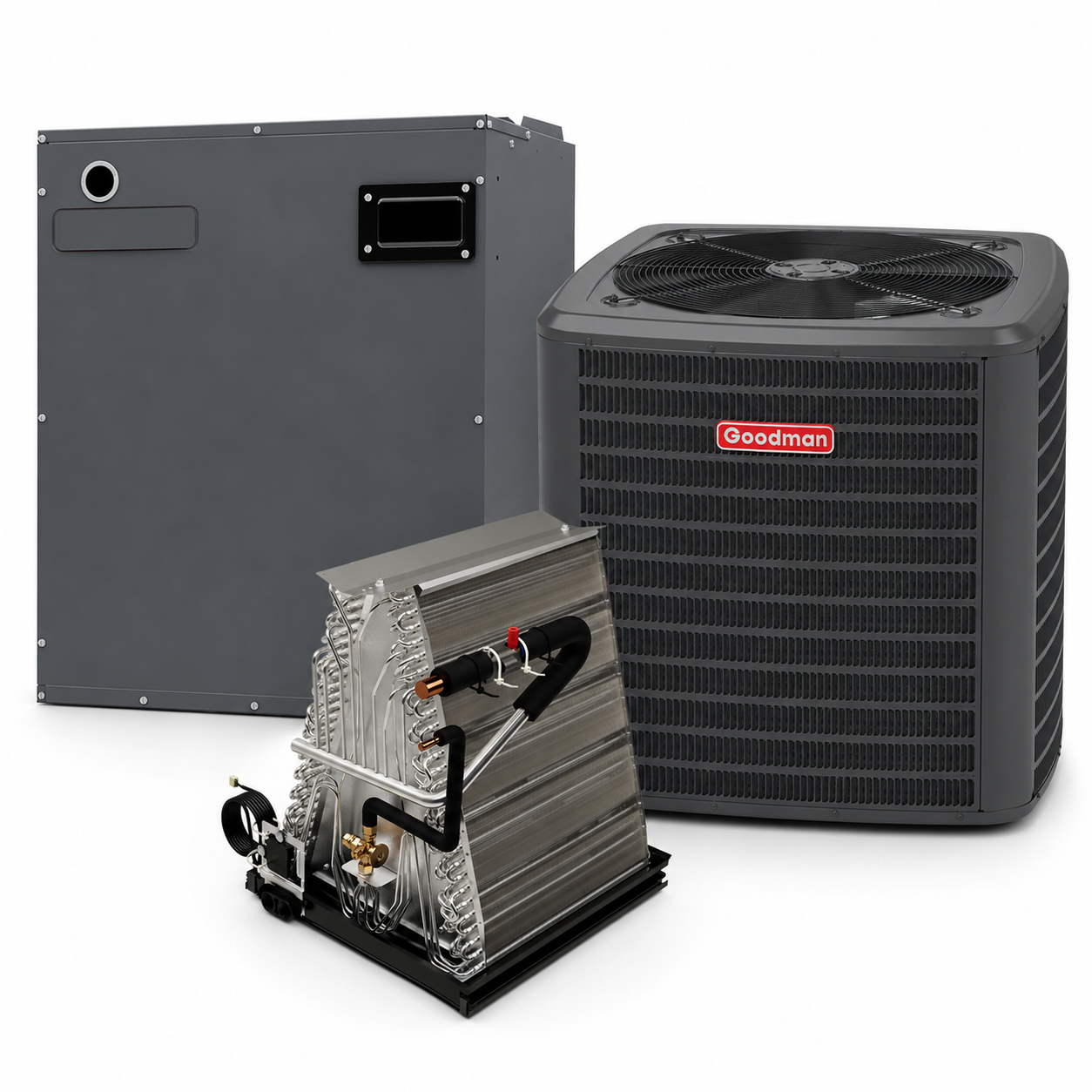 Goodman 1.5 Ton 15.2 SEER2  Electric Furnace and Air Conditioner System - Upflow/Downflow - 20"