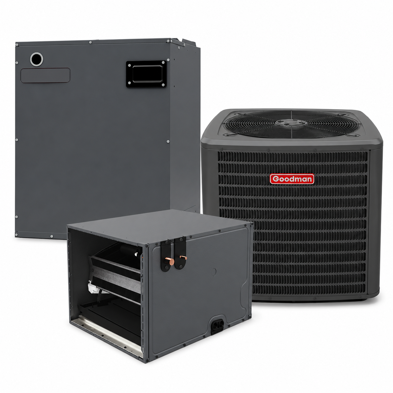 Goodman 4 Ton 13.8 SEER2  Electric Furnace and Air Conditioner System - Horizontal - 30"