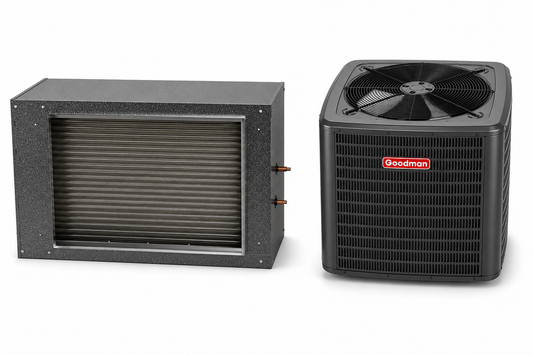 Goodman 5 Ton 15.5 SEER2 Central Air Conditioner Split with 39' inch Horizontal Cased Coil- R32