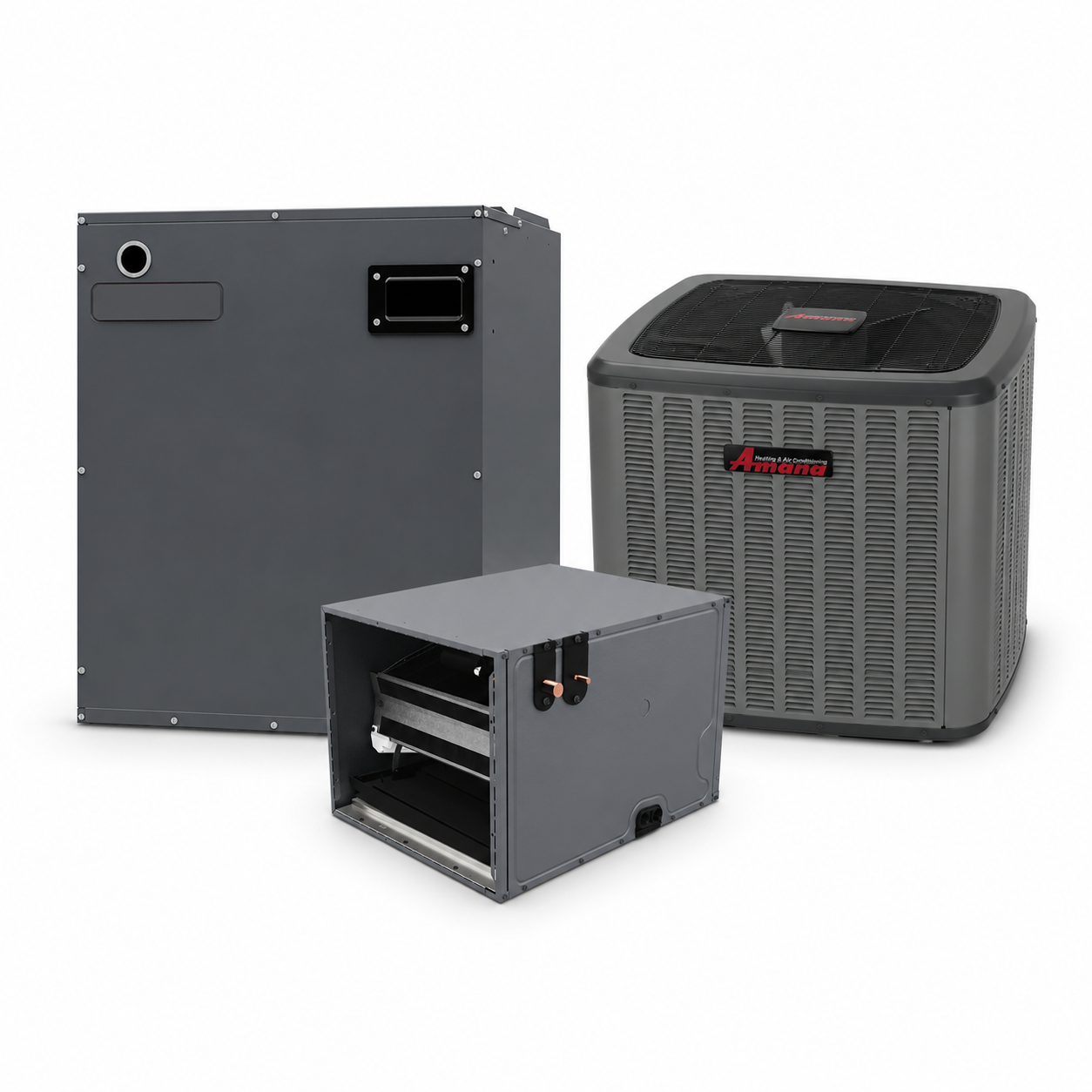 Goodman 2 Ton 17.2 SEER2  Electric Furnace and Heat Pump System - Horizontal - 26"