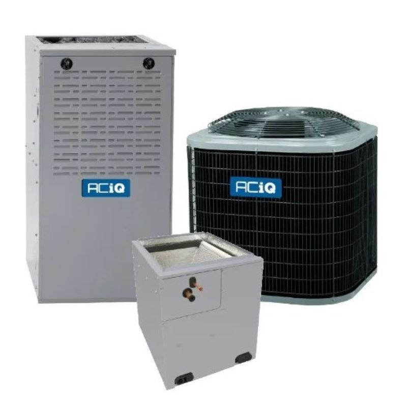 ACIQ 1.5 Ton 15.5 SEER2 80% AFUE 88,000 BTU ACIQ Gas Furnace and Heat Pump System - Multi-Positional | R454B
