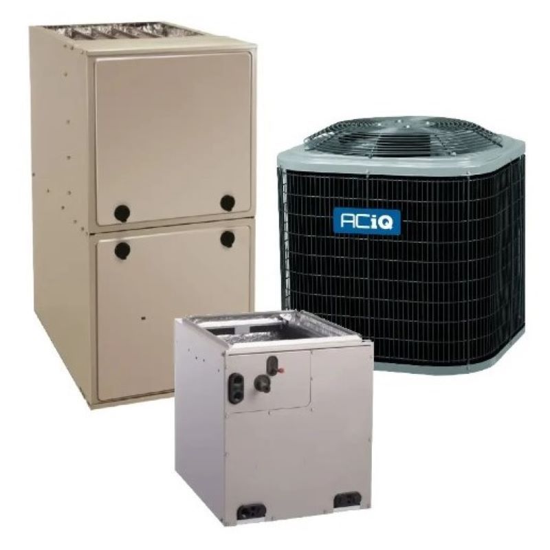 ACIQ 1.5 Ton 16 SEER2 92% AFUE 80,000 BTU ACIQ Gas Furnace and Heat Pump System - Multi-Positional | R454B