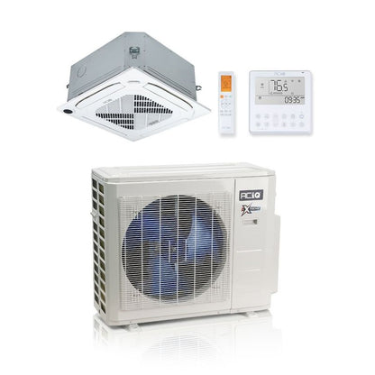 ACIQ 24,000 BTU 20.7 SEER2 ACiQ Single Zone Ceiling Cassette Mini Split System | Extreme Series - R454B | 230V