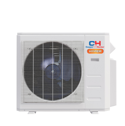 Cooper&Hunter Hyper 3-Zone Ductless Mini Split AC & Heat Pump 28000 BTU (9K+9K+18K), Floor Console Units, 230V