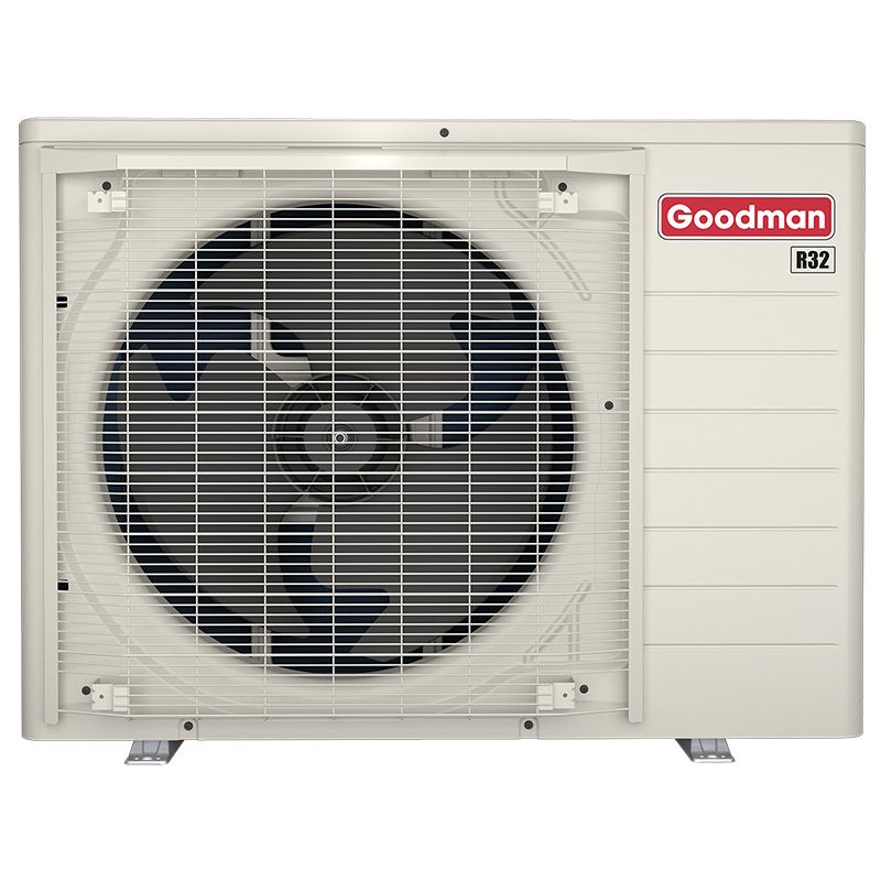 Goodman 2 Ton 19.0 SEER2 96% AFUE 80,000 BTU Gas Furnace and R32 Air Conditioner System - Downflow/Horizontal