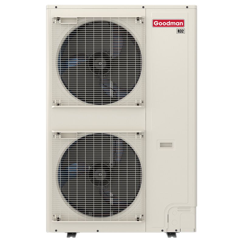 Goodman 5 Ton 16.0 SEER2 80% AFUE 80,000 BTU Gas Furnace and R32 Air Conditioner System - Upflow/Horizontal