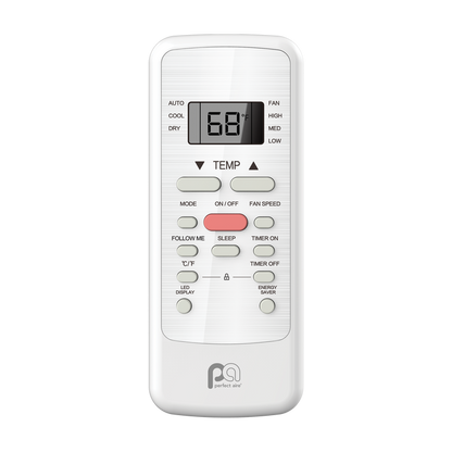 Perfect Aire 6,000 BTU 115V Electronic Window Air Conditioner with Follow-Me Remote Control