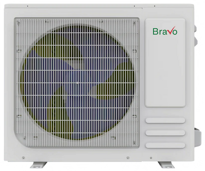 Bravo 18,000 BTU 22.0 SEER2 Single Zone Concealed Duct Mini Split System w/ 16ft Installation Kit | Pisa series - R32 | 230V