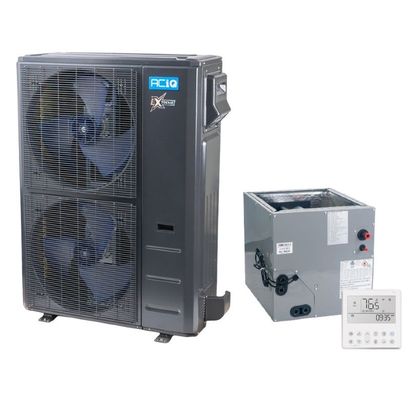 ACiQ 5 Ton 15.2 SEER2 High Efficiency Central Heat Pump with 24.5" Multi-Positional Cased Coil | Inverter | Extreme Series - R454B