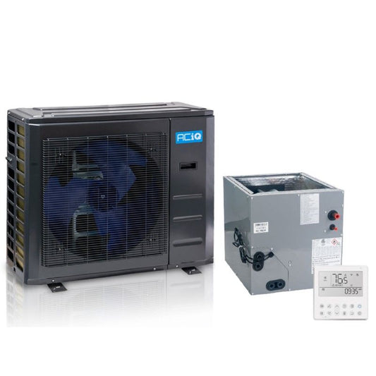 ACiQ 2.5 Ton 16 SEER2 High Efficiency Central Heat Pump with 21" Multi-Positional Cased Coil | Inverter - R454B