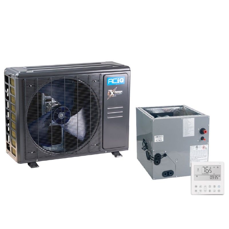 ACiQ 1.5 Ton 16.1 SEER2 High Efficiency Central Heat Pump with 17.5" Multi-Positional Cased Coil | Inverter | Extreme Series - R454B