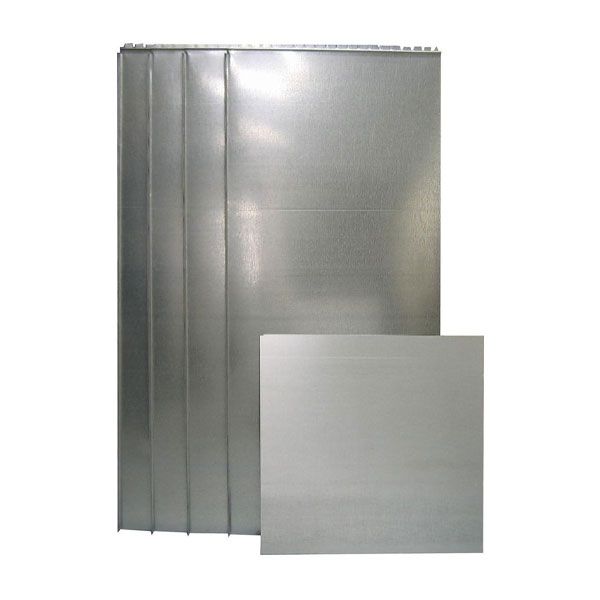 Knockdown Supply Plenum with Top - 13.5" x 20.5" x 36" - A Width