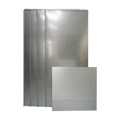 Knockdown Supply Plenum with Top - 13.5" x 20.5" x 36" - A Width