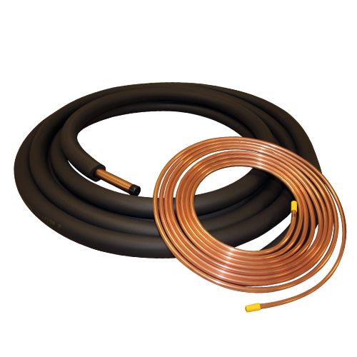 ACIQ 50 Feet of 3/8" LL x 1 1/8" SL x 3/8" Insulated Line Set