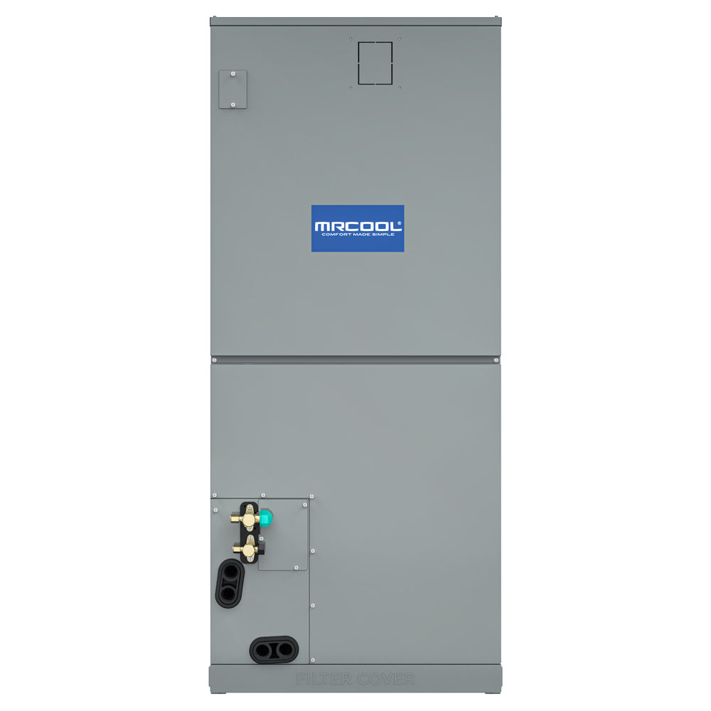 MRCOOL® 2nd Gen 24,000 BTU (2 TON) R454B Hyper Heat Multi-Position Central Ducted Air Handler Mini Split Complete System (Choose your Installation Kit) - MVP-24-HP-MUAH-230A00-O + CENTRAL-24-HP-C-230B00-O