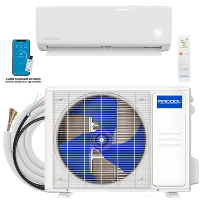 MRCOOL | MRCOOL® DIY® Select 1st Gen - 9K BTU 115V Mini Split System – 17.5 SEER2 Heat Pump – Easy Install – R454B – Up to 400 Sq Ft White Wall Mount Air handler + Condenser - 11.5ft pre-charge line set. | 
  :root {
    --hvx-golden: #FAA819;
    --hvx-slate: #262626;
    --hvx-ivory: #F4F1E6;
    --hvx-