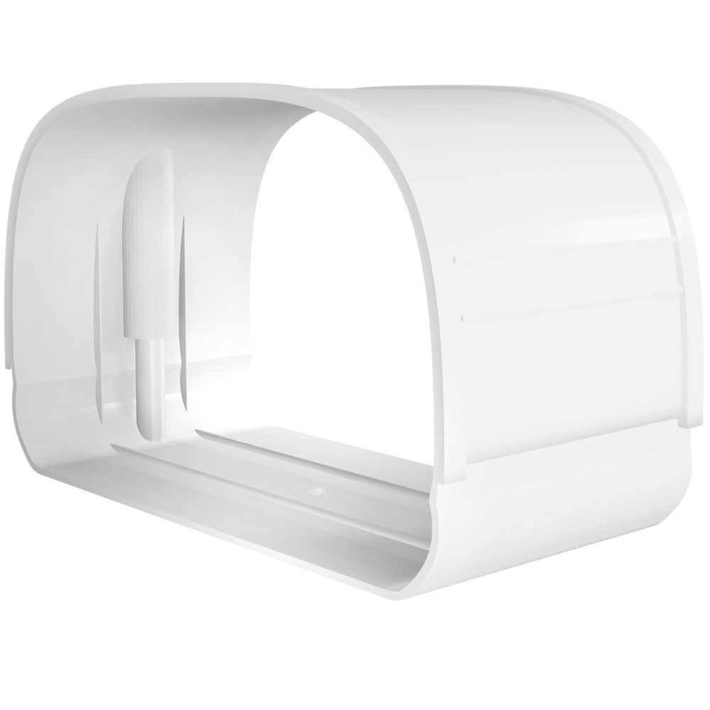 MRCOOL 12FT LineGuard 4.5 in. 16-Piece Complete Line Set Cover Kit for Ductless Mini-Split or Central System