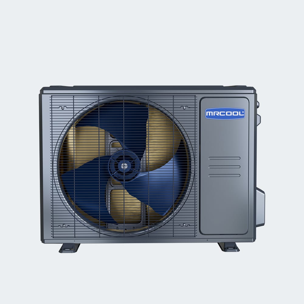MRCOOL 2 Ton Central Universal Air Conditioner and 80% AFUE, 80K BTU 17.5" Gas Furnace Split System - Upflow, Horizontal, or Downflow