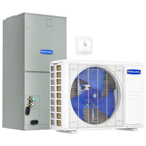 MRCOOL® 2nd Gen 30,000 BTU (2.5 TON) R454B Hyper Heat Multi-Position Central Ducted Air Handler Mini Split Complete System (Choose your Installation Kit) - MVP-30-HP-MUAH-230A00-O + CENTRAL-30-HP-C-230B00-O