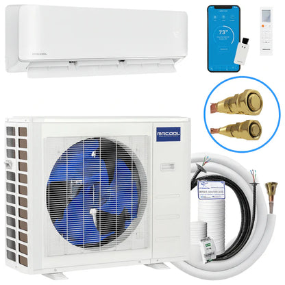 MRCOOL DIY 5th Gen Hyper Heat 18K BTU Single Zone Mini Split System 230V, DIYHH-18-HP-WM-230D25-O