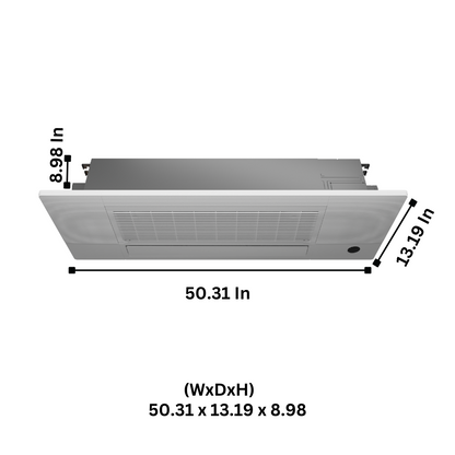 Cooper&Hunter One-way Ceiling Cassette Ductless Mini Split AC Indoor Unit – 6,000 BTU | R410A
