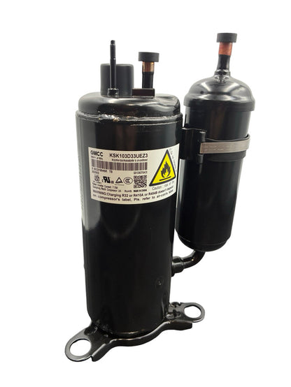 DC Inverter Rotary Compressor KSK103D33UEZ3 180V, at 180Hz R454B, R32, R410A | Part# 11103020005082