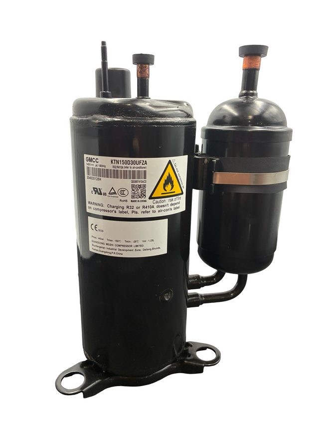 DC Inverter Rotary Compressor KTN150D30UFZA 145V, at 180Hz R454B, R32, R410A | Part# 11103020A00656