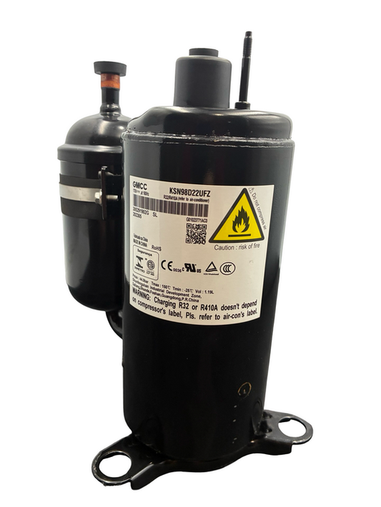 DC Inverter Rotary Compressor KSN98D22UFZ 170V, at 180Hz R454B, R32, R410A | Part# 11103020000239