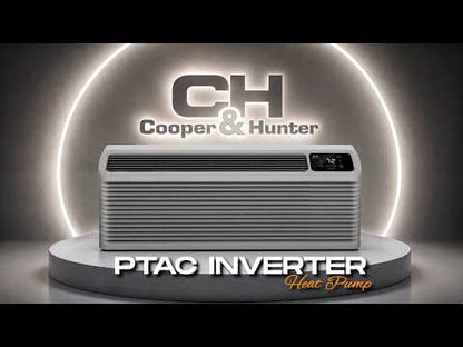Cooper&Hunter 9,000 BTU Inverter PTAC Heat Pump with WiFi, Electric Heat and Fresh Air - CH-PTI-09HP