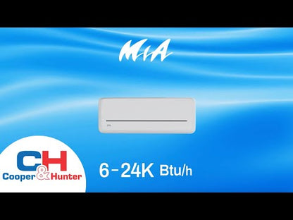 Cooper&Hunter 24,000 BTU Mia Single Zone Wall Mount Minisplit Heat Pump System R410A 230V