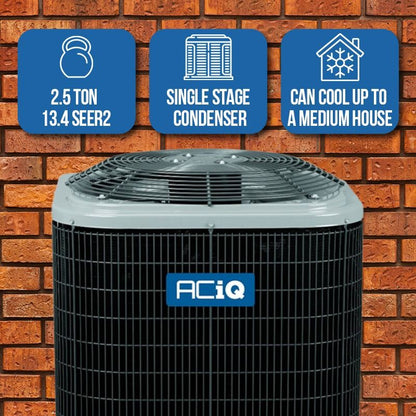 ACIQ 2.5 Ton 13.4 SEER2 80% 60,000 BTU Furnace & AC System - R454B Multi-Positional