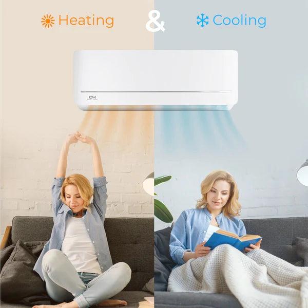Cooper&Hunter 18,000 BTU Olivia Hyper Single Zone Wall Mount Minisplit Heat Pump System R454B 230V