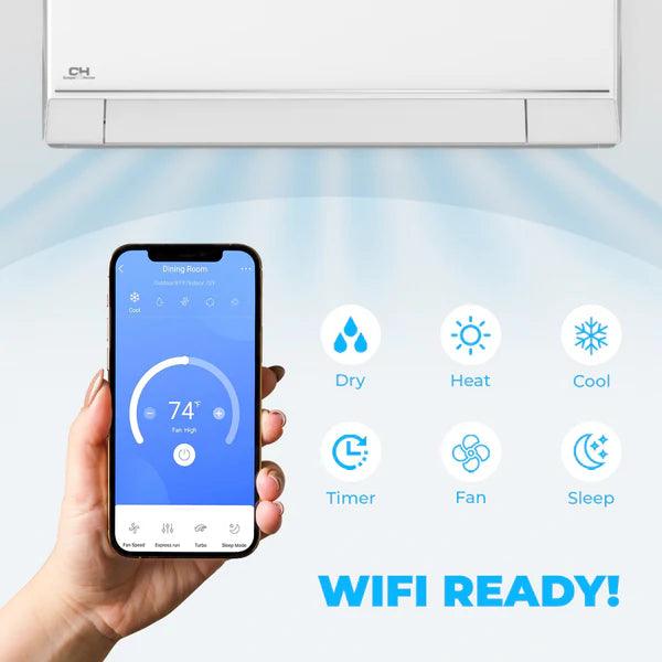 Cooper&Hunter 30,000 BTU Astoria Single Zone Wall Mount Minisplit Heat Pump System R410A 230V