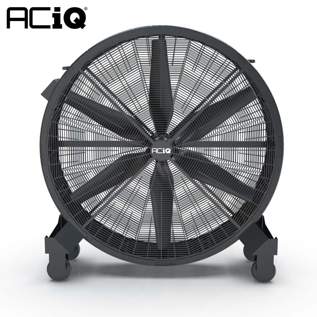 ACiQ 49 Inch Industrial Mobile Drum Fan - 17000 CFM 3-Speed 110V