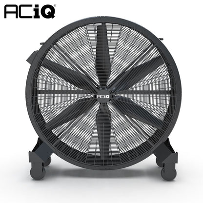 ACiQ 49 Inch Industrial Mobile Drum Fan - 17000 CFM 3-Speed 110V