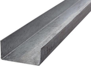 Structural Channel, Type U, 1 in WD, 2 in LG, Steel