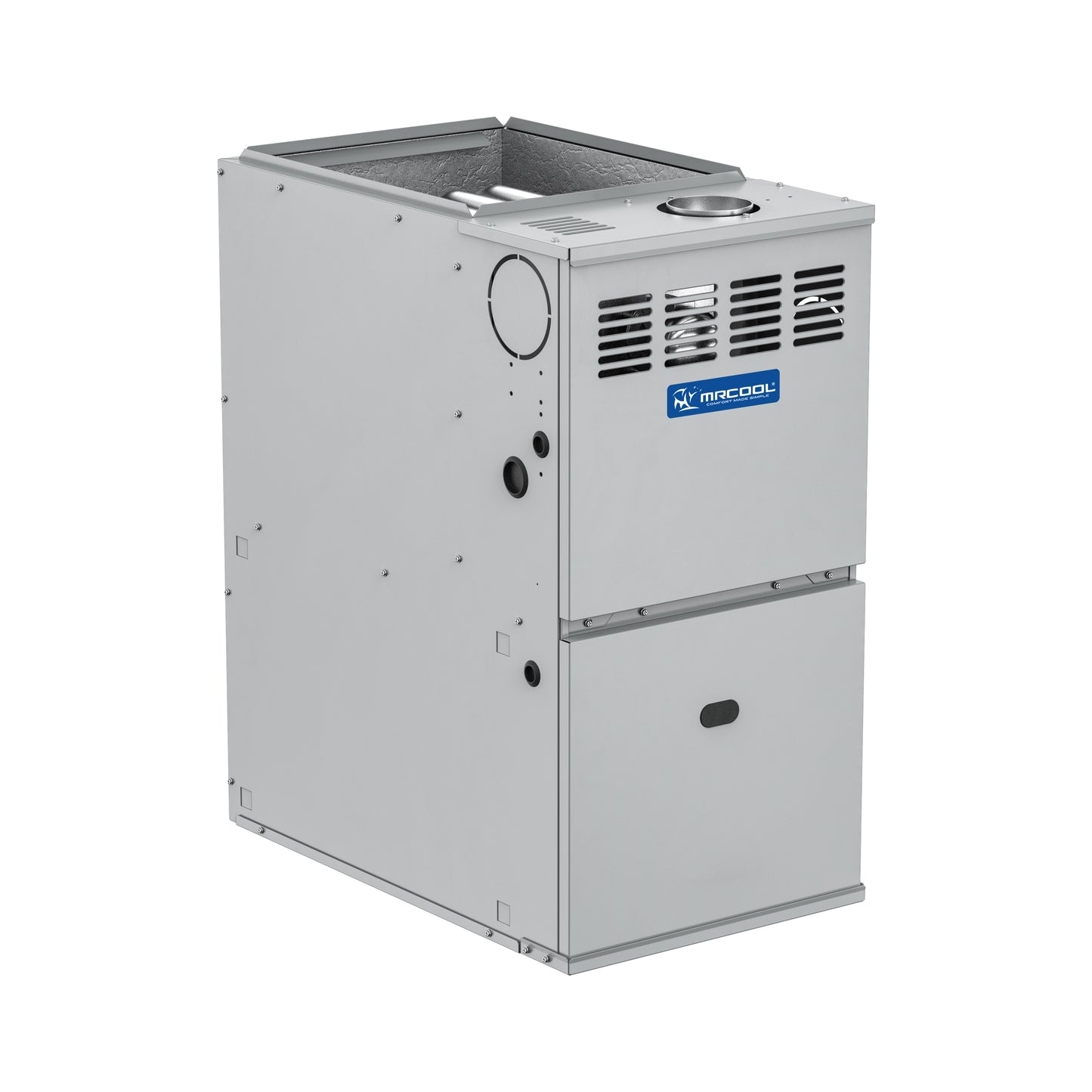 MRCOOL 4 Ton Central Hyper Heat Air Conditioner and 80% AFUE, 80K BTU 21" Gas Furnace Split System - Upflow, Horizontal, or Downflow