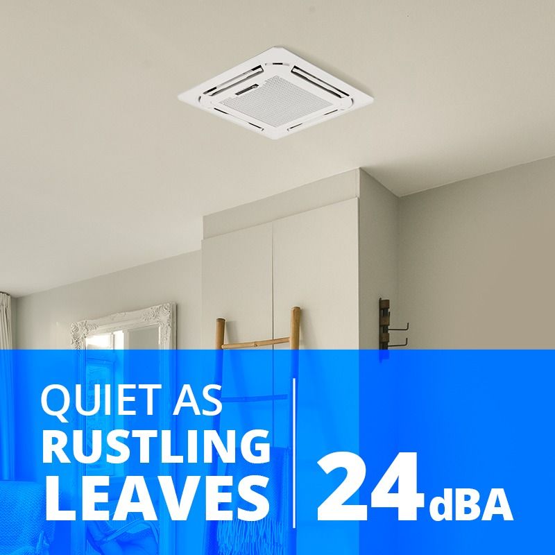 ACIQ 36,000 BTU ACiQ Extreme 21.2 SEER2 Single Zone Ceiling Cassette Mini Split Heat Pump System - R454B | 230V